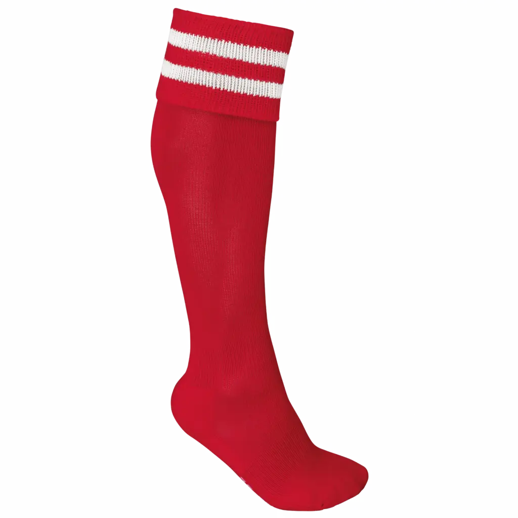 PS_PA015_SPORTYRED-WHITE - Hidalgo Sportsokken Met Contraststrepen, sporty red / white — productfoto 16