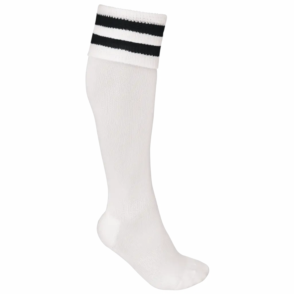 PS_PA015_WHITE-BLACK - Hidalgo Sportsokken Met Contraststrepen, white / black — productfoto 21