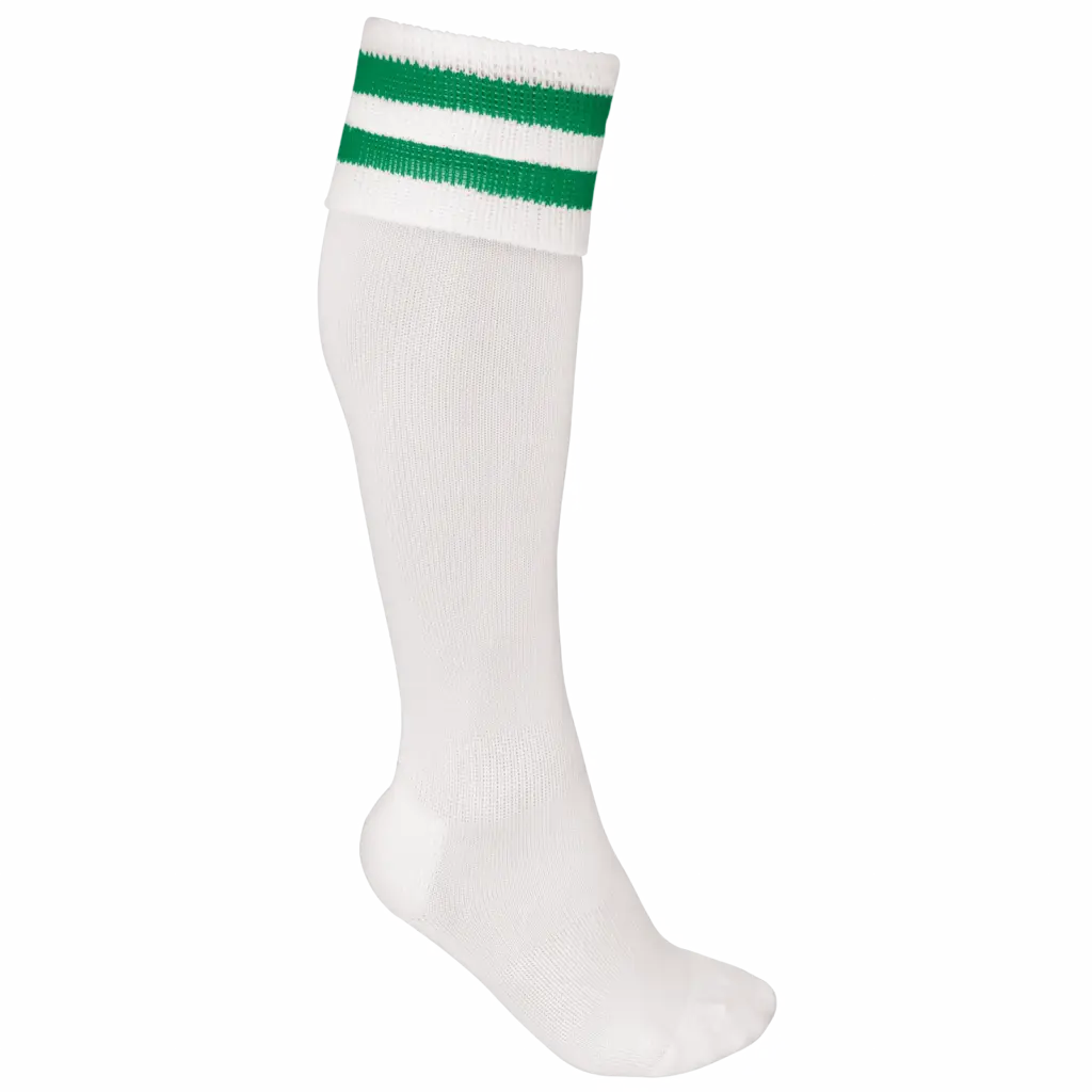PS_PA015_WHITE-SPORTYKELLYGREEN - Hidalgo Sportsokken Met Contraststrepen, white / sporty kelly green — productfoto 23