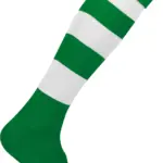 Gestreepte Sportsokken, dark green / white — productfoto 4