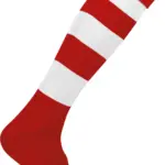 Gestreepte Sportsokken, sporty red / white — productfoto 9