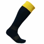 Tweekleurige sportsokken, black / sporty yellow — productfoto 3