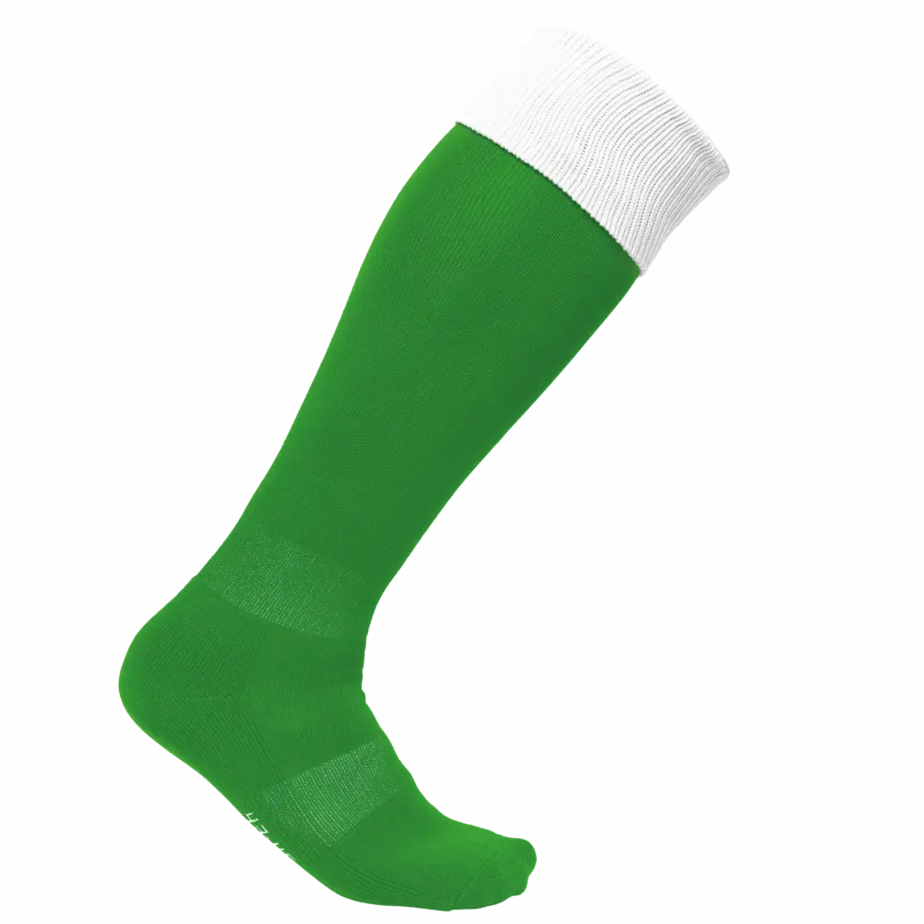 Tweekleurige sportsokken, green / white — productfoto 6