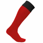 Tweekleurige sportsokken, sporty red / black — productfoto 11