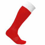 Tweekleurige sportsokken, sporty red / white — productfoto 12