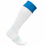 Tweekleurige sportsokken, white / sporty royal blue — productfoto 17