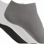 Microvezel enkelsokken - pak van 3 paar, storm grey / white / black — productfoto 2