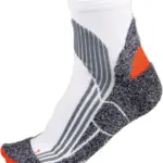 Sportsokken, white / grey / orange — productfoto 3