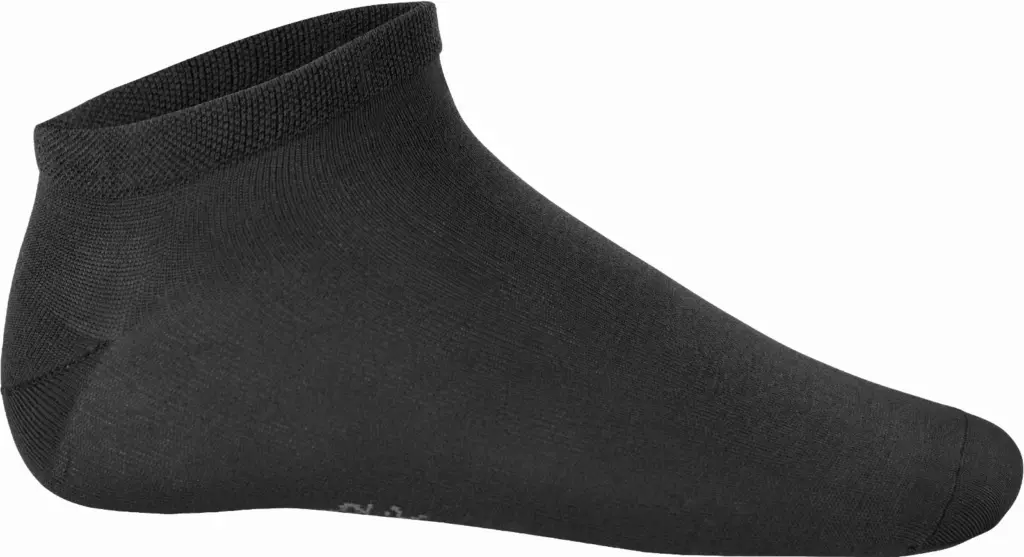 Sport enkelsokken bamboe, black — productfoto 2