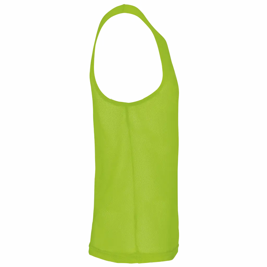 Licht trainingshesje multisport, fluorescent green — productfoto 7