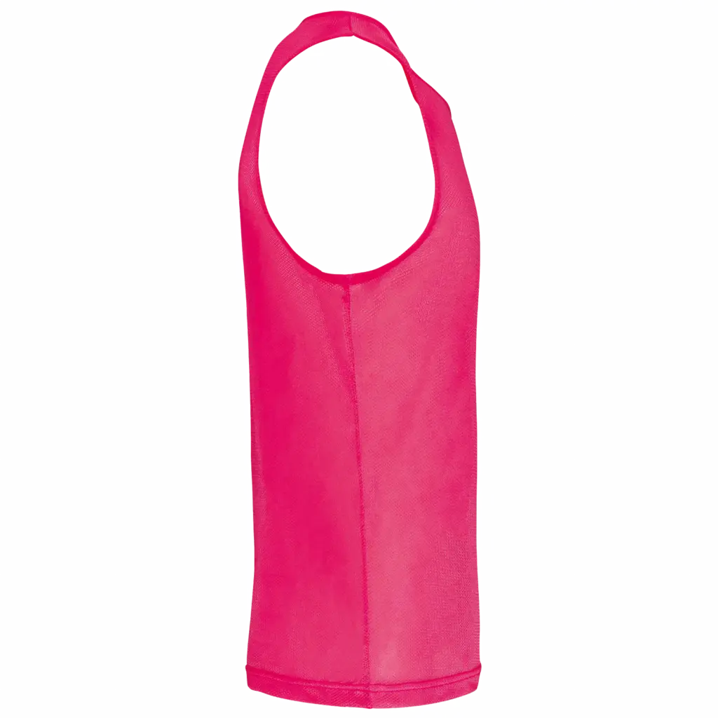 Licht trainingshesje multisport, fluorescent pink — productfoto 6