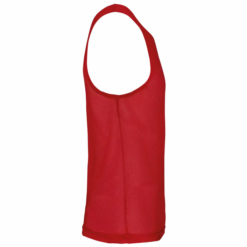 Licht trainingshesje multisport, sporty red — productfoto 12