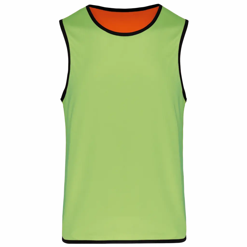 Omkeerbaar trainingshesje, lime / spicy orange — productfoto 6