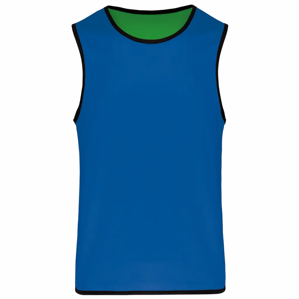 Omkeerbaar trainingshesje, sporty royal blue / green — productfoto 9