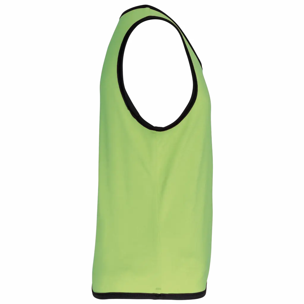 Omkeerbaar trainingshesje kids, lime / spicy orange — productfoto 4