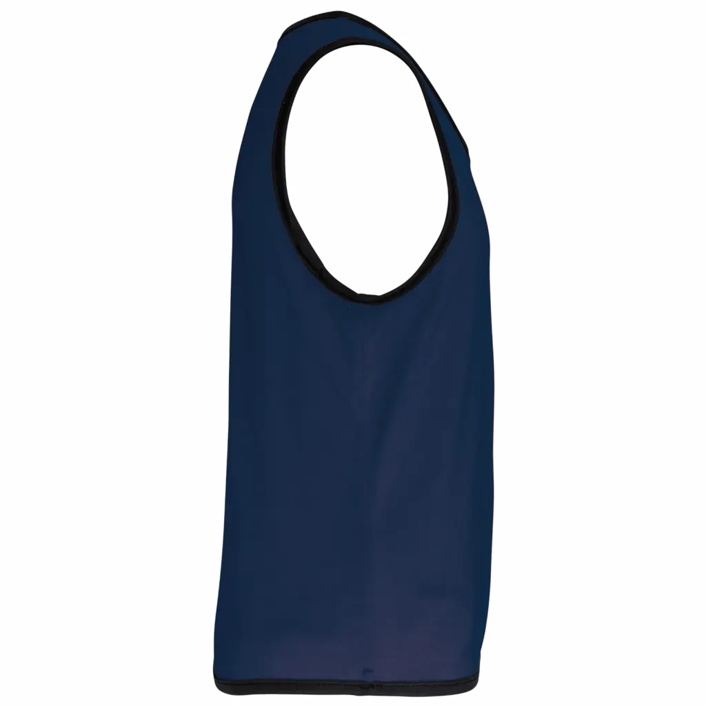 Omkeerbaar trainingshesje kids, sporty navy / white — productfoto 5