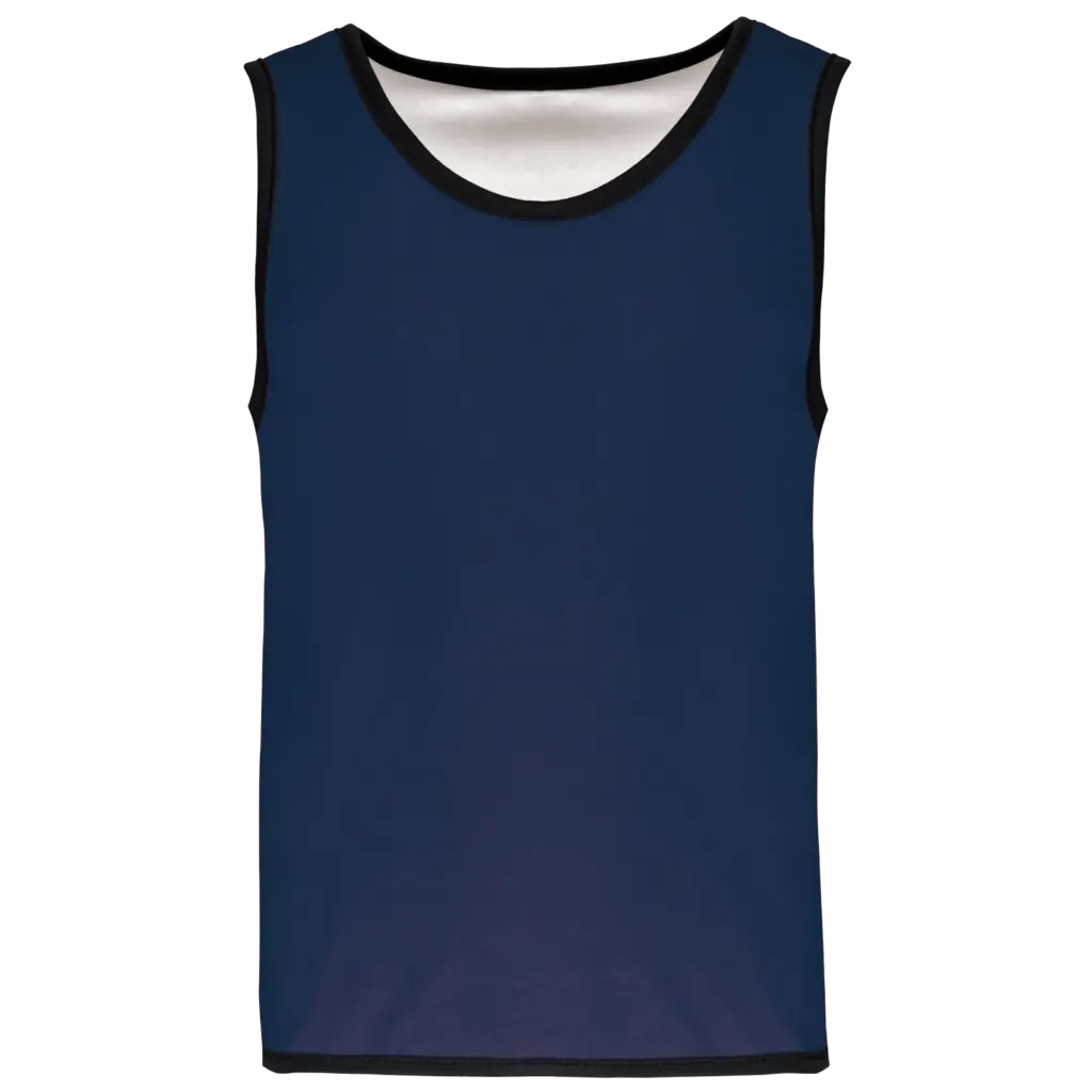 Omkeerbaar trainingshesje kids, sporty navy / white — productfoto 6