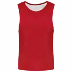 Omkeerbaar trainingshesje kids, sporty red / white — productfoto 15