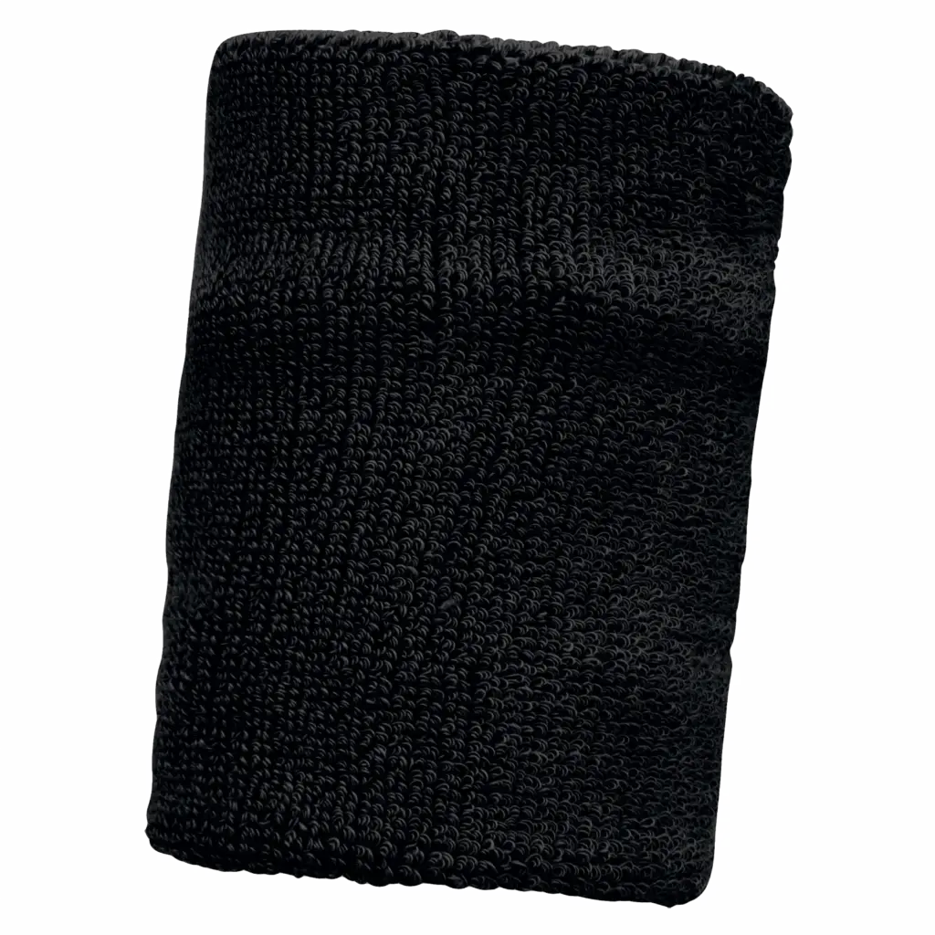Polsband van badstof, black — productfoto 5