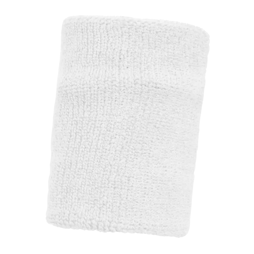 Polsband van badstof, white — productfoto 9