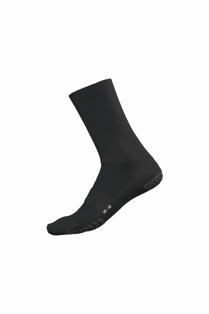 PS_PA094_BLACK - Hidalgo Unisex anti-slip sportsokken, black — productfoto 5