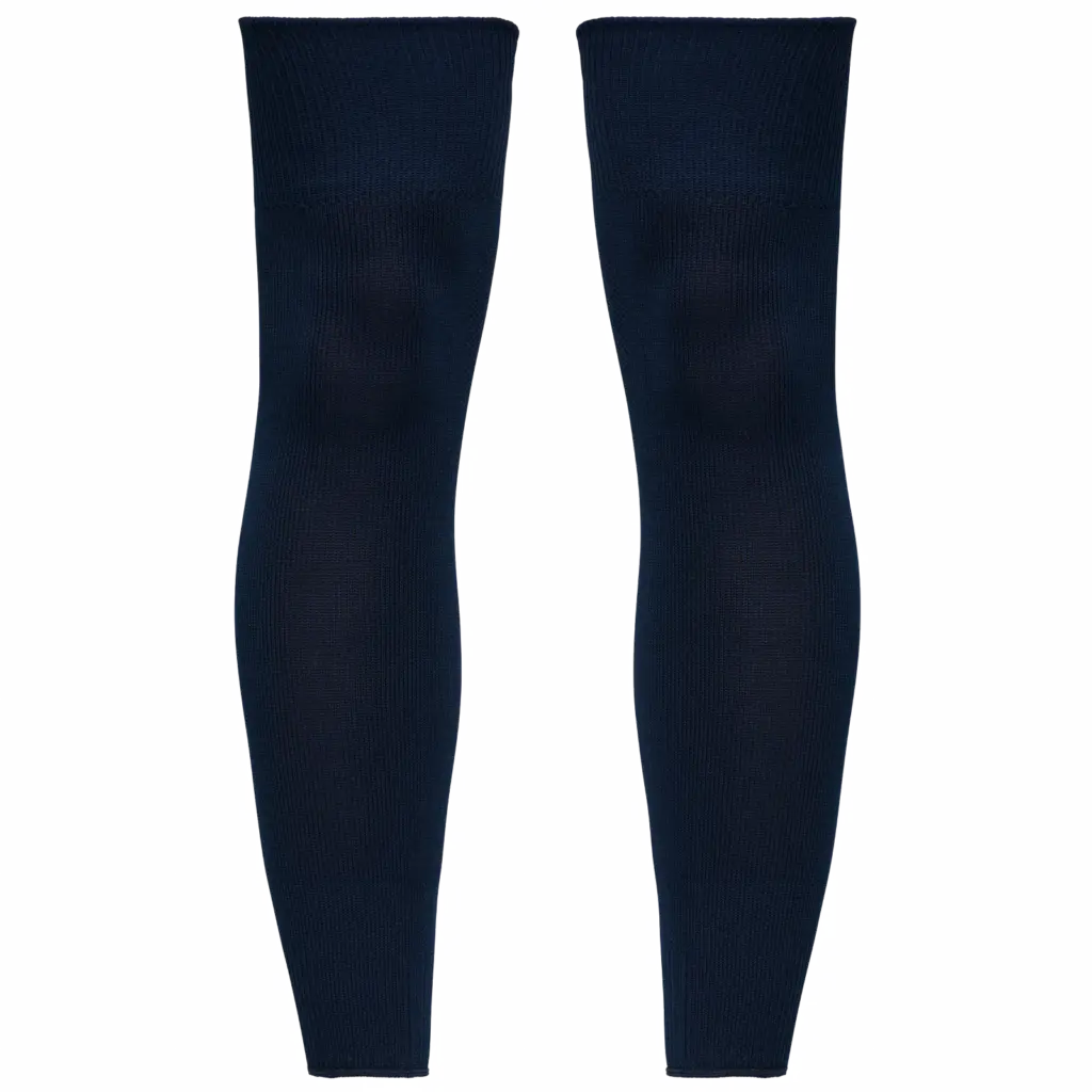 Unisex beenwarmers voor sport, navy — productfoto 7