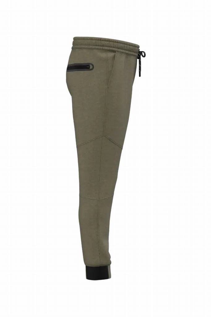 Herenbroek performance, light khaki heather — productfoto 9