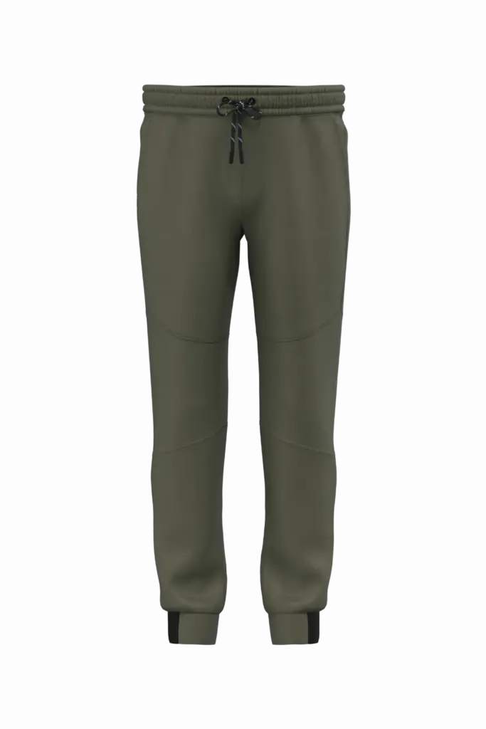 Herenbroek performance, sporty khaki — productfoto 10