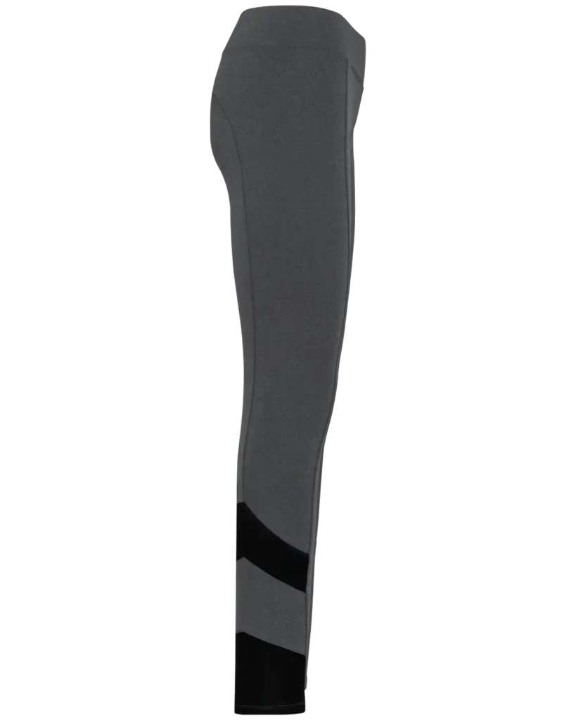 PS_PA1016-S_DARKGREYHEATHER-BLACK - Hidalgo Tweekleurige dameslegging, dark grey heather / black — productfoto 6