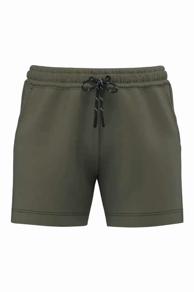 Damesshort, sporty khaki — productfoto 11