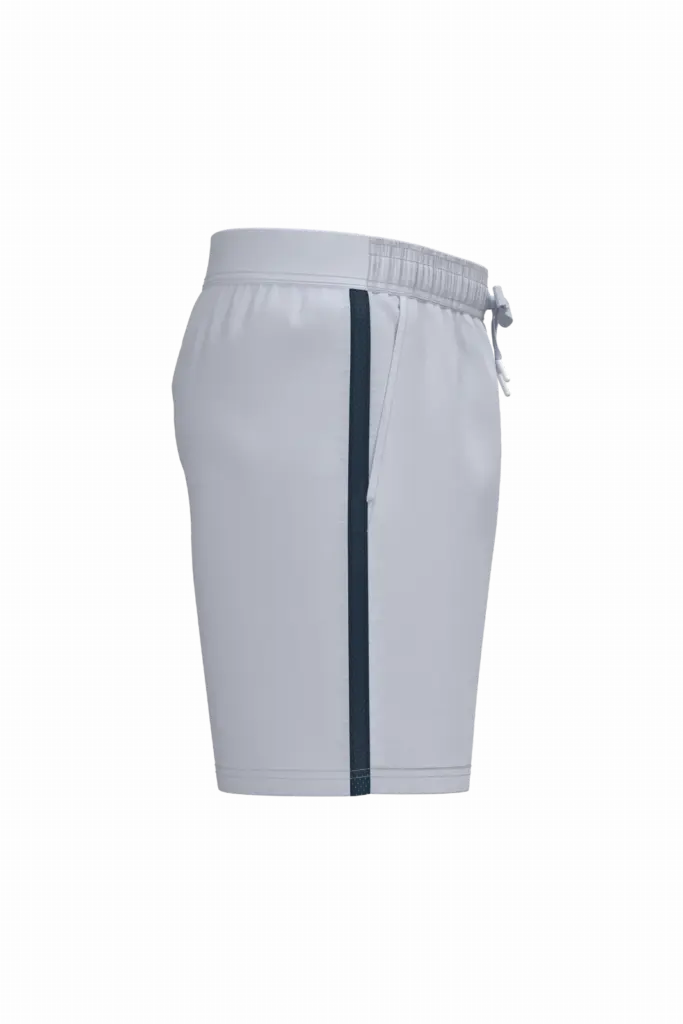 Tweekleurige herenshort, white / sporty navy — productfoto 11