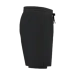 2-in-1 duurzame short met ingewerkte ondershort, black — productfoto 5