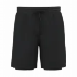 2-in-1 duurzame short met ingewerkte ondershort, black — productfoto 6