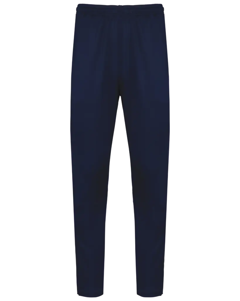 Premium gerecyclede Trainingsbroek uniseks, sporty marine — productfoto 7