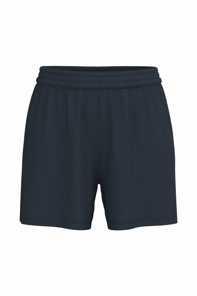 Dames sportshort van polyester, navy — productfoto 7