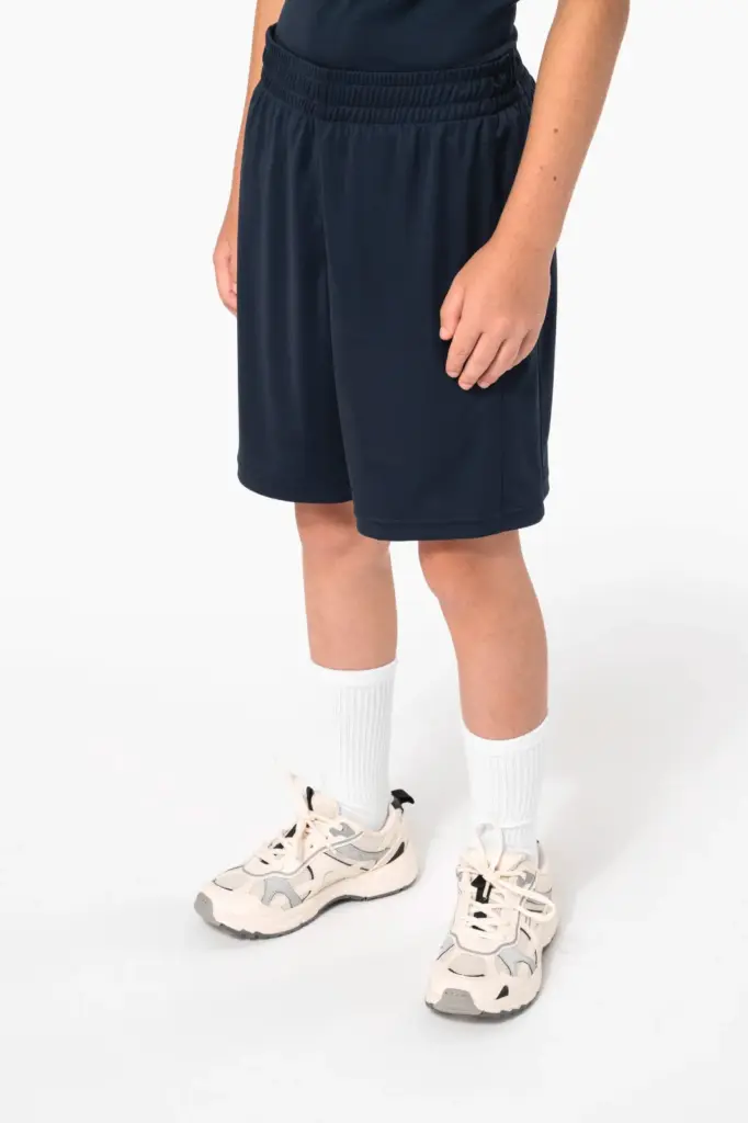 PA1047_2026 - Hidalgo Sportshort van polyester voor kinderen — productfoto 4