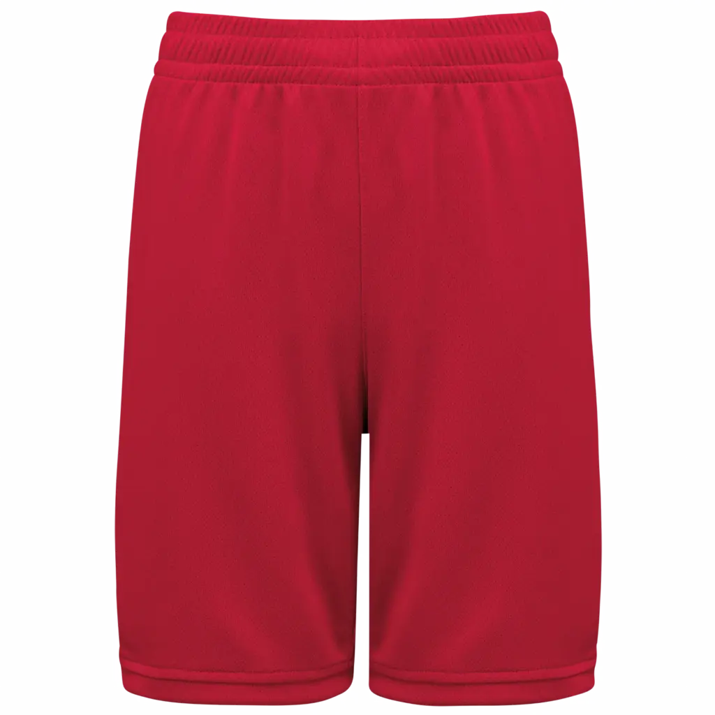 Basketshort voor heren, sporty red — productfoto 9