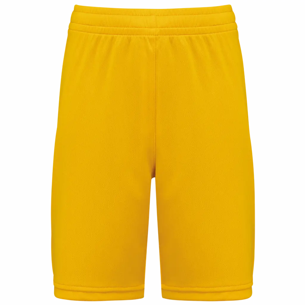 Basketshort voor heren, sporty yellow — productfoto 11