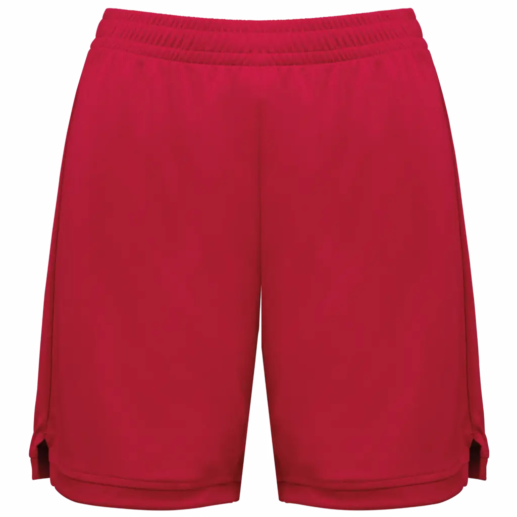 Basketbalshort voor dames, sporty red — productfoto 7