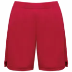 Basketbalshort voor dames, sporty red — productfoto 7