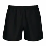 Rugbyshort uniseks, black — productfoto 6