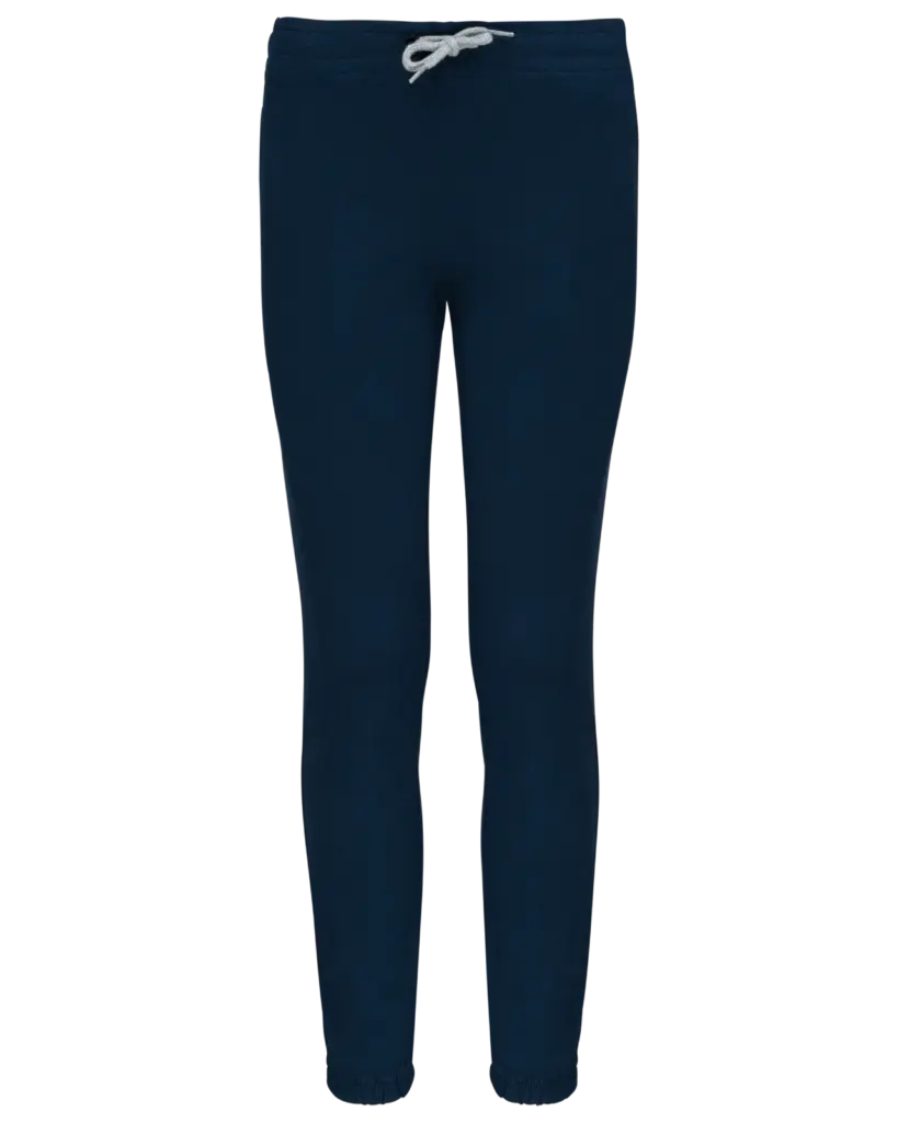 Kinderjoggingbroek Van Licht Katoen, navy — productfoto 8