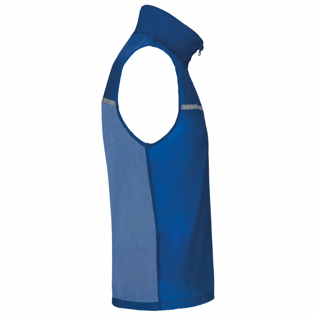 Runner- Gilet met meshvoering, royal blue — productfoto 7