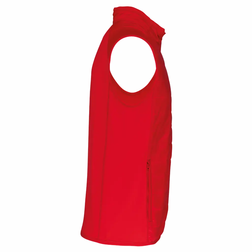 PS_PA235-S_SPORTYRED - Hidalgo BODYWARMER IN TWEE STOFFEN, sporty red — productfoto 11