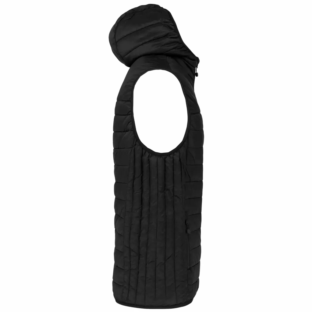 PS_PA237-S_BLACK - Hidalgo Bodywarmer met capuchon volwassene, black — productfoto 5