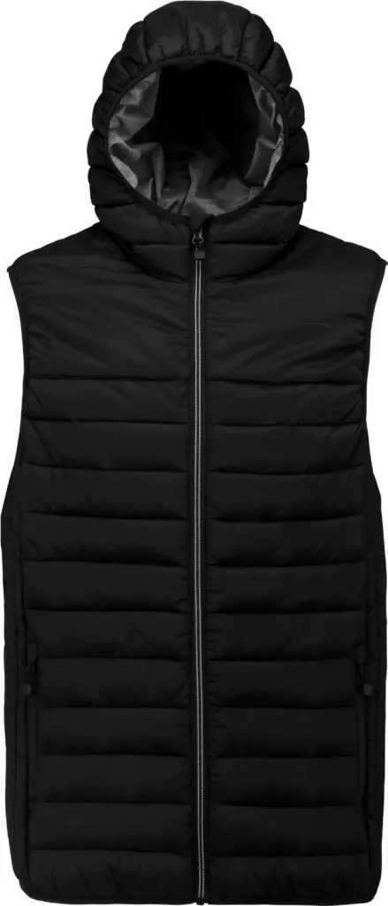 Bodywarmer PA237 bedrucken ultraleicht Kapuze XS-3XL — Produktfoto 6