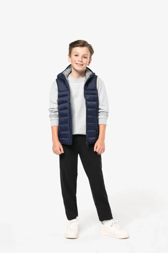 PA238_2025 - Hidalgo Bodywarmer met capuchon kids — productfoto 4