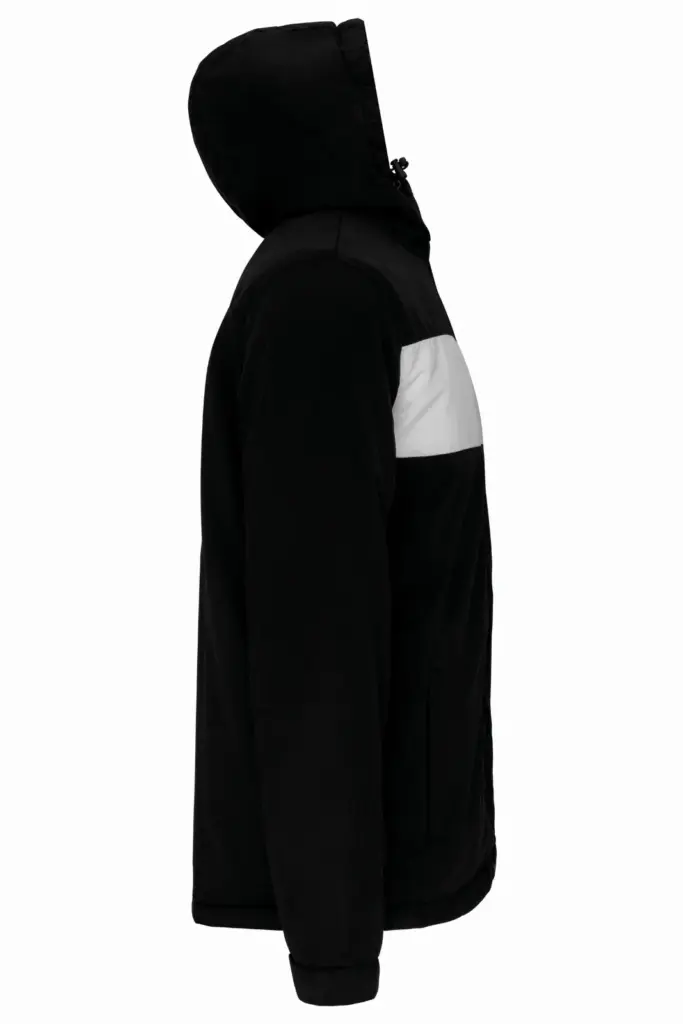 PS_PA240-S_BLACK-WHITE - Hidalgo Clubjas uniseks, black/white — productfoto 5
