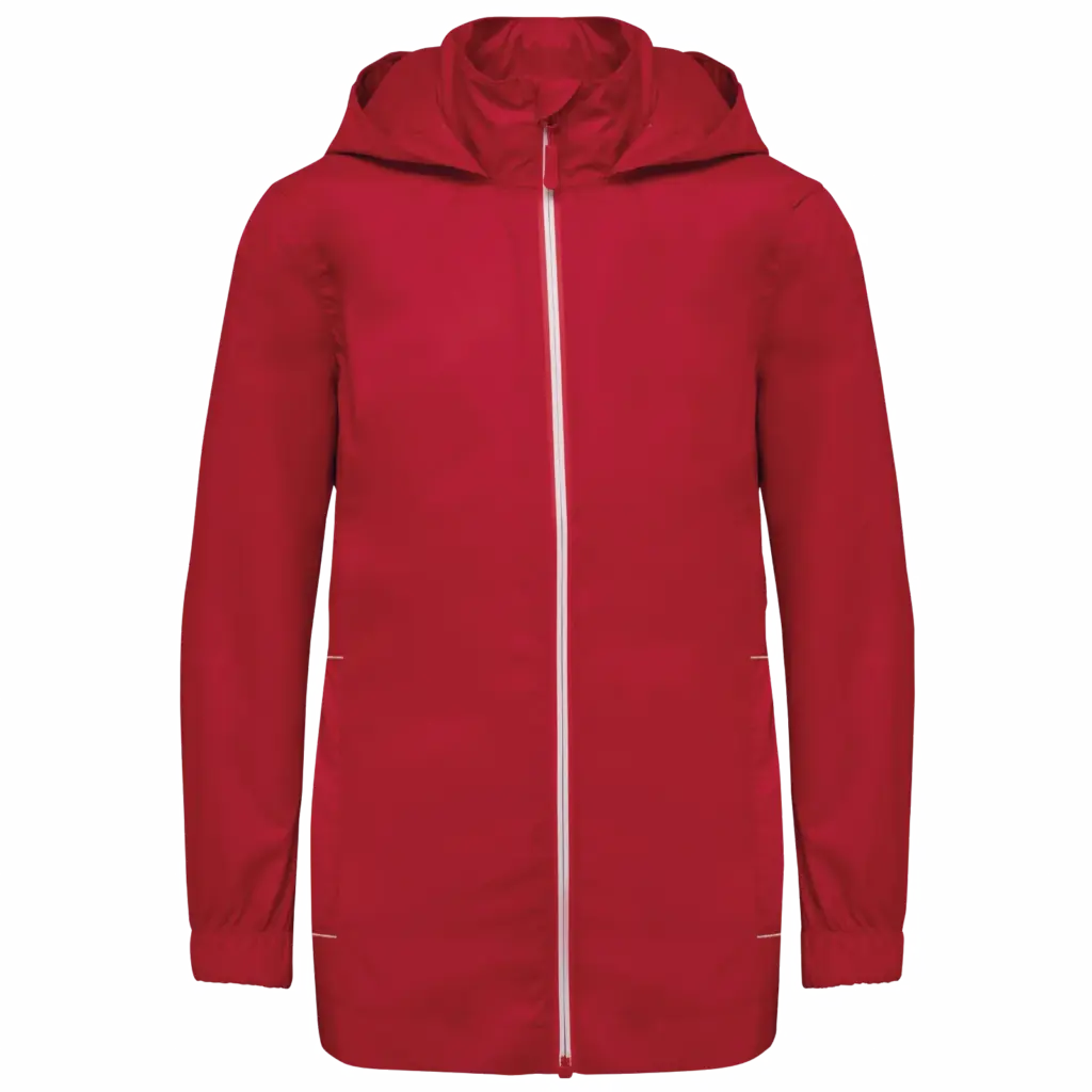 Kinderregenjacke bedrucken PA251 wasserdicht Polyester 4-14J — Produktfoto 9