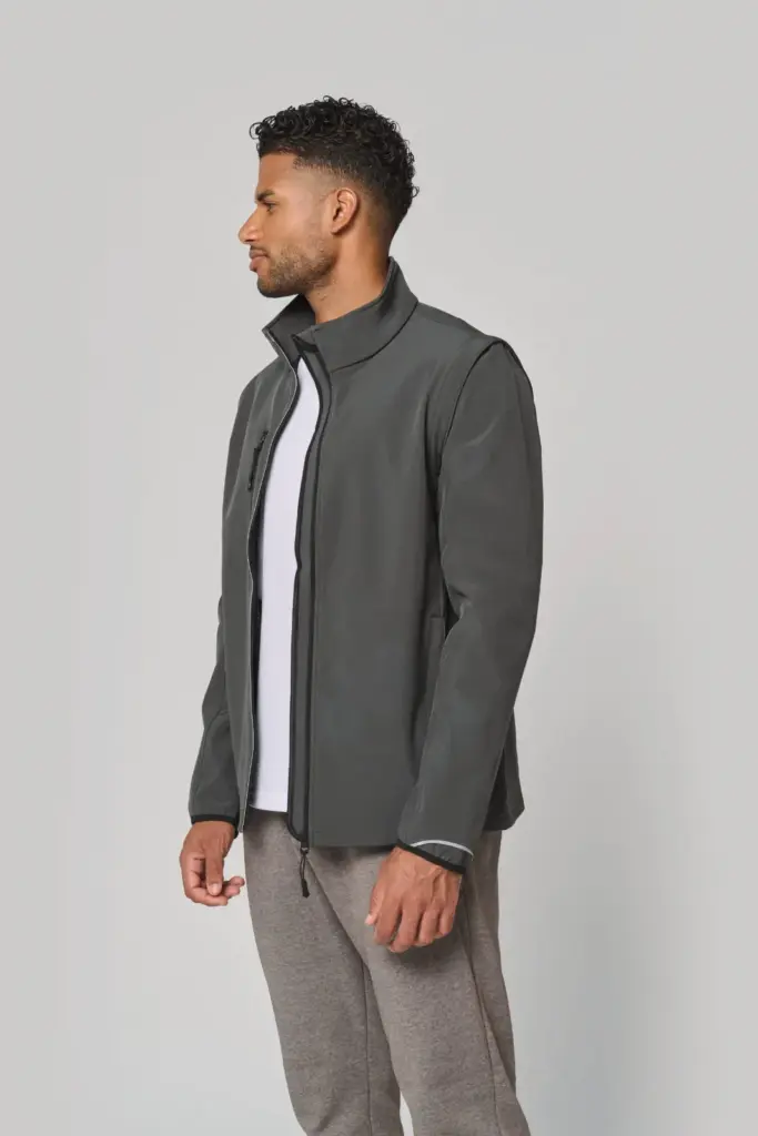 Softshell met afritsbare mouwen — productfoto 3